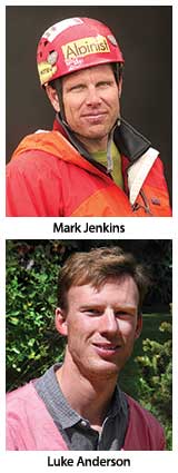 head portraits of two men: Mark Jenkins and Luke Anderson