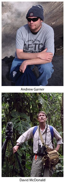 photos of two men, Andrew Garner and David McDonald