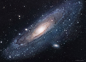 photo of the Andromeda galaxy