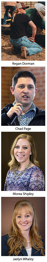 Regan Dorman, Chad Page, Morea Shipley and Jaelyn Whaley
