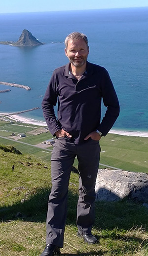 man standing outside