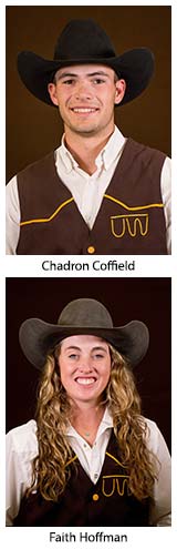 Chadron Coffield and Faith Hoffman