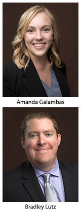 Amanda Galambas and Bradley Lutz