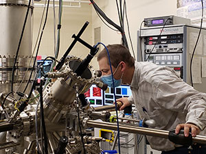 man working in a lab