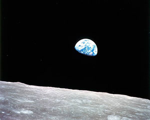 earth as seen from the moon