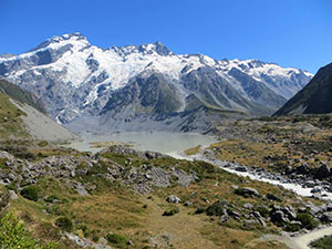 snow-capped mountain