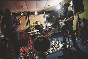 band playing