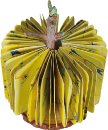 artwork made to look like an open book
