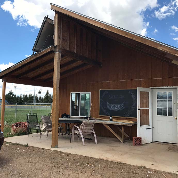 ACRES storage and harvesting barn