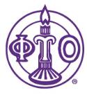 Phi Upsilon Omicron logo