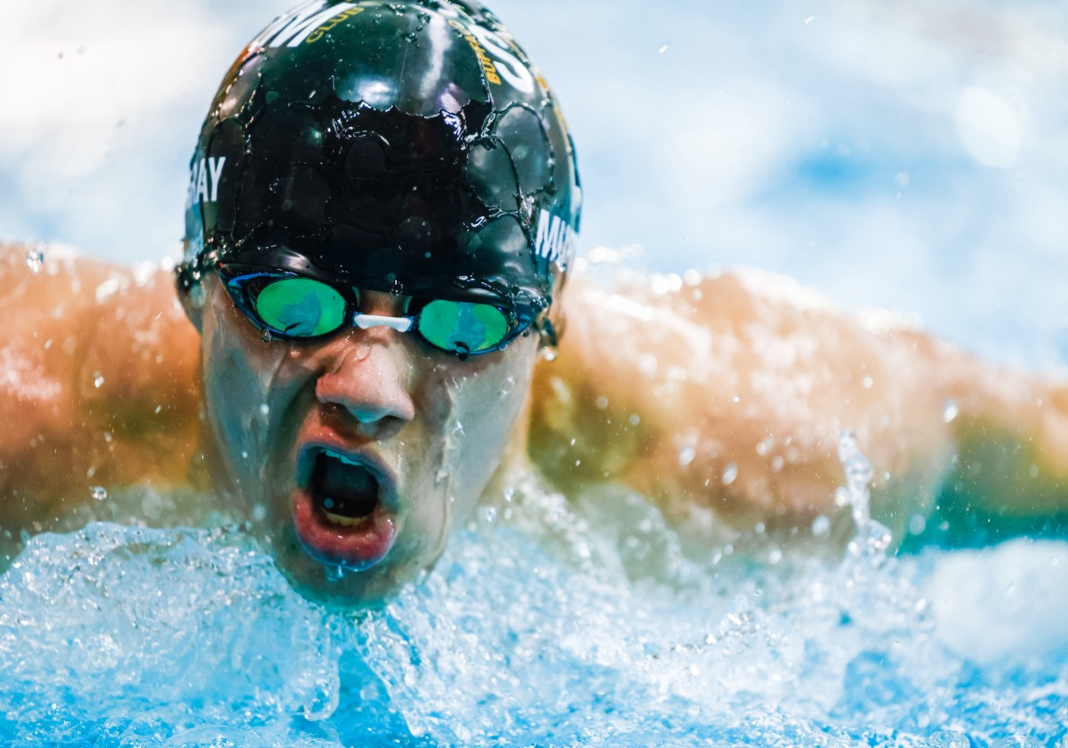 A familiar face at local sporting events, Monterastelli enjoys capturing athletes in action, like this Buffalo High School swimmer. Photo by Marco Monterastelli.