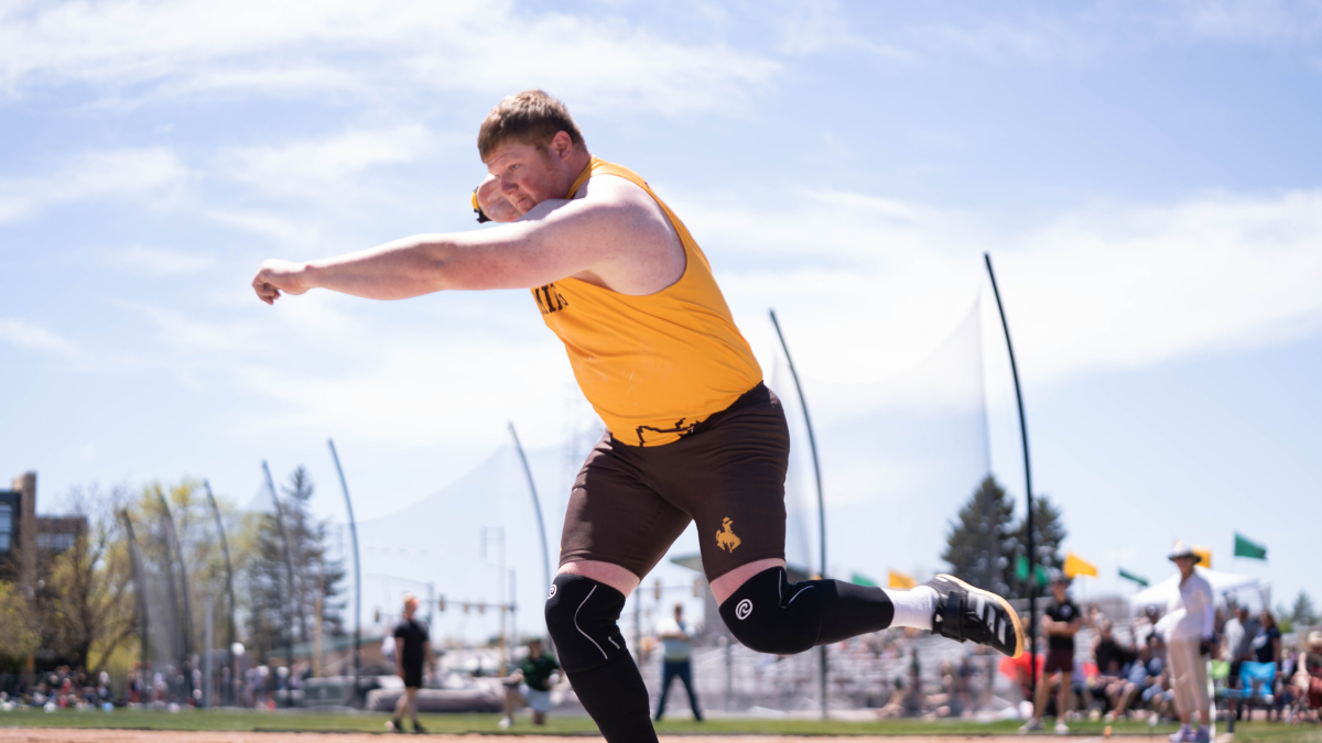 Daniel Reynolds at track and field event