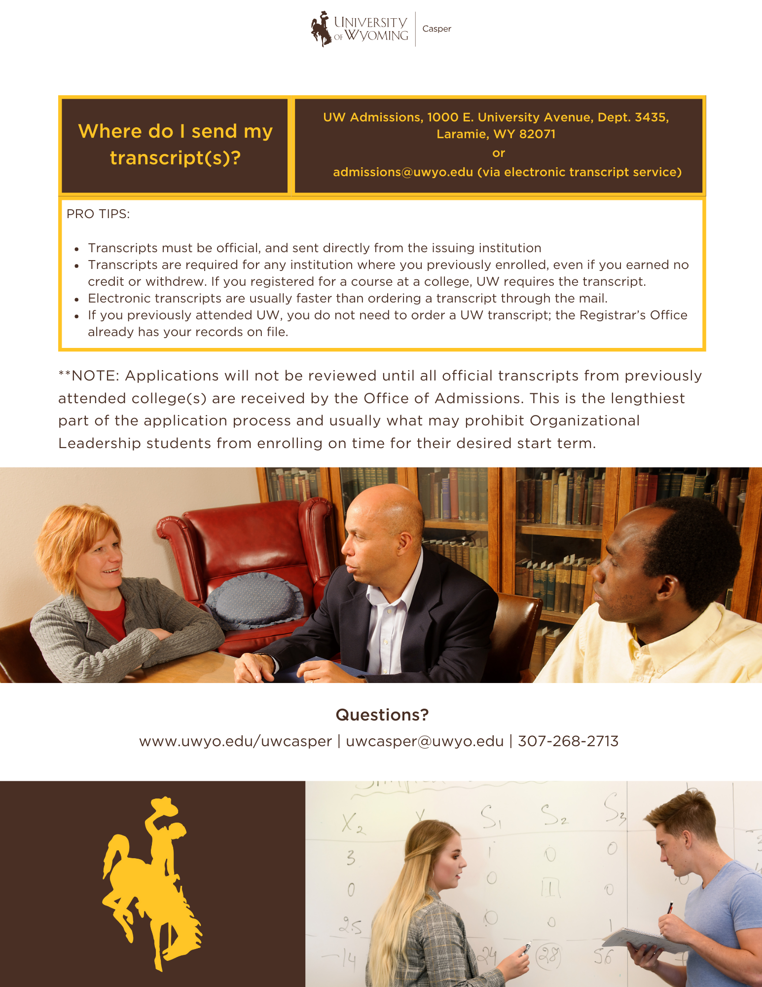 directions on applying for leadership certificates