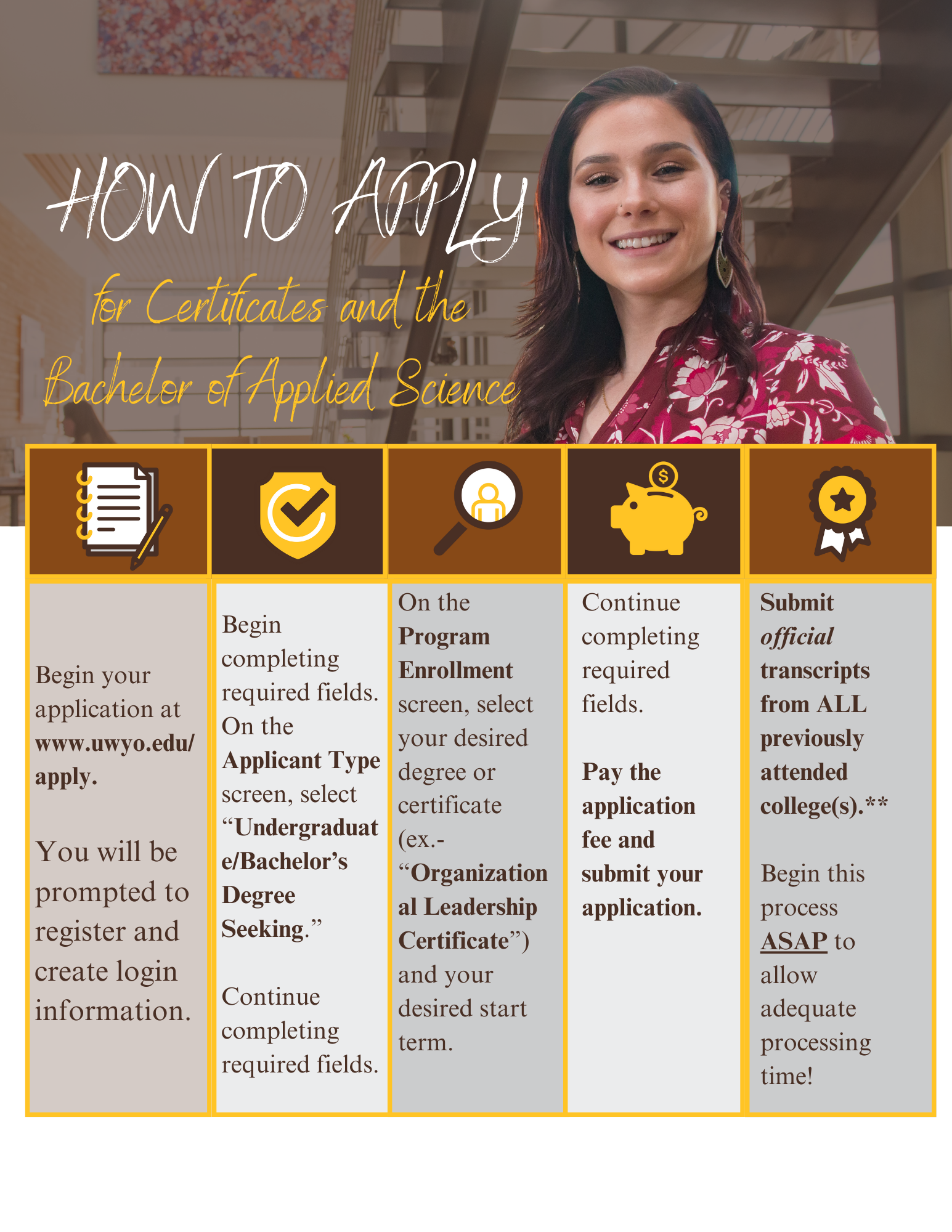 directions on applying for the leadership certificate