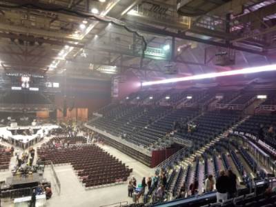 Events Center Inside - 2025 Commencement