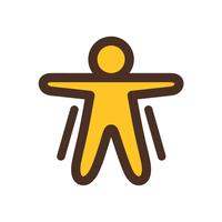 icon of person wiggling