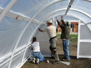 Installing irrigation system