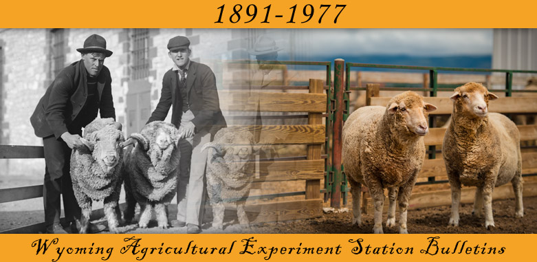 Wyoming Agricultural Research Center Bulletins