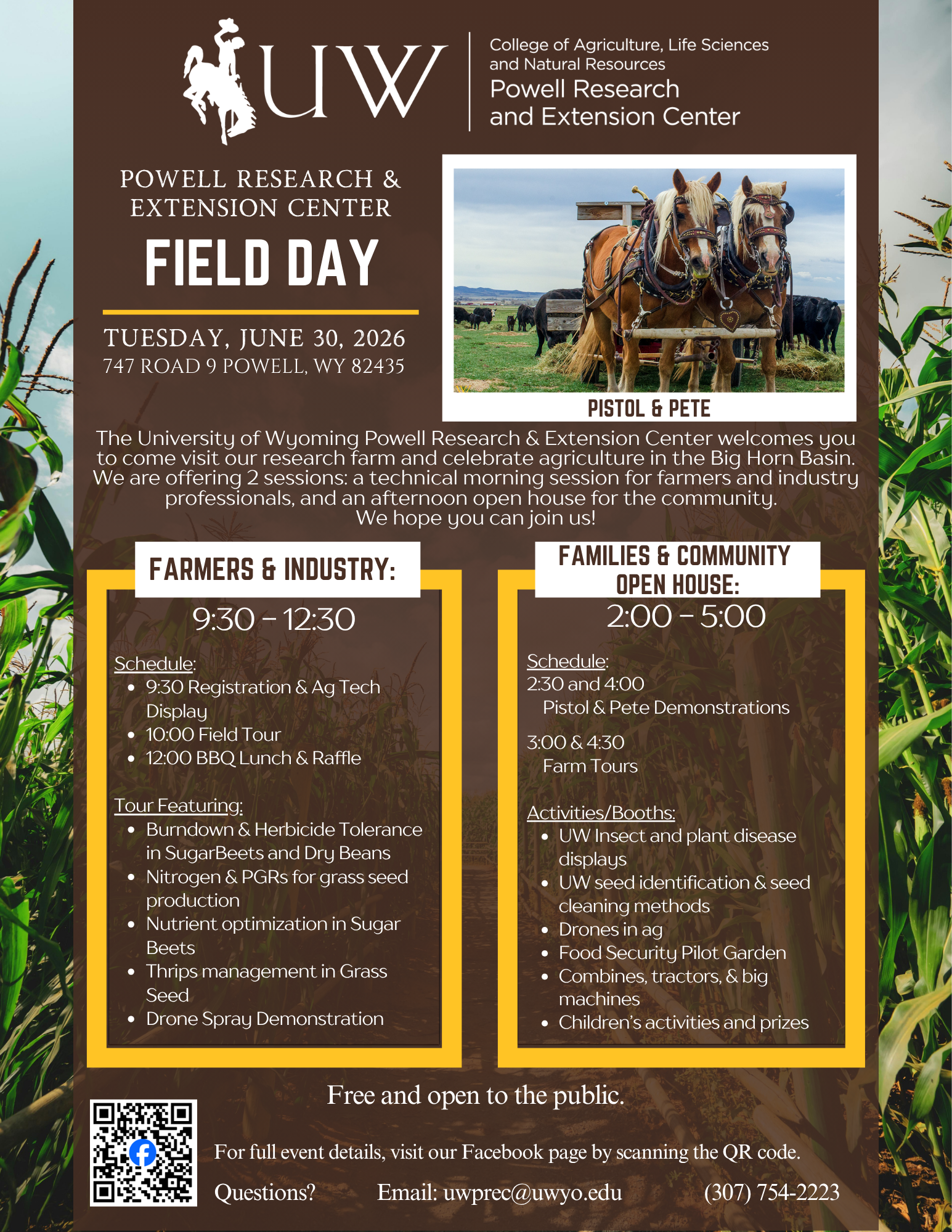 2026 Field Day Schedule Flyer