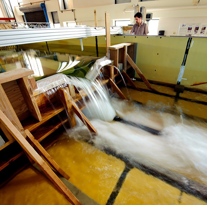 the Hydrology lab at UW