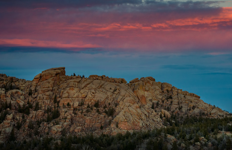 Vedauwoo at sunset