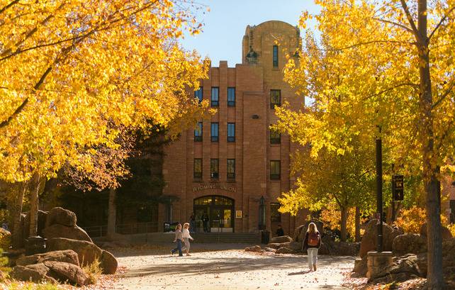Wyoming Union during the fall. 