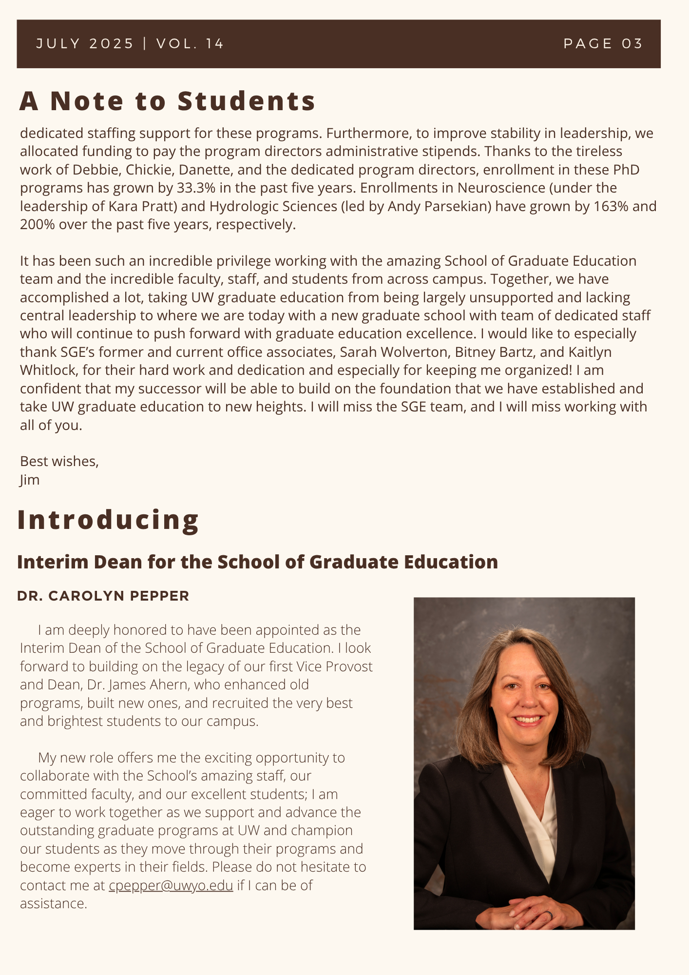 Summer 2025 Newsletter, screen reader friendly version can be found under link Summer 2025 Newsletter PDF.