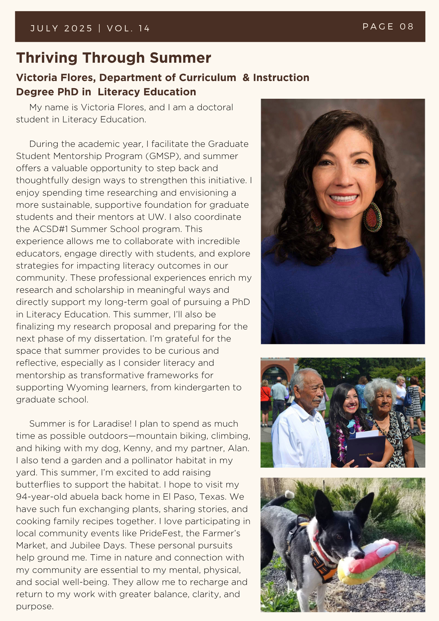 Summer 2025 Newsletter, screen reader friendly version can be found under link Summer 2025 Newsletter PDF.