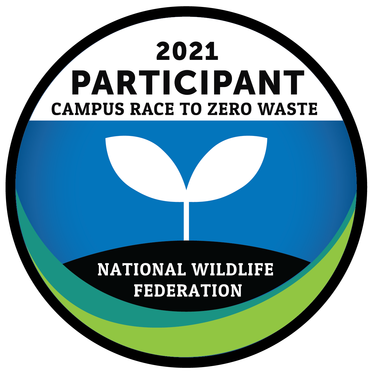 2021 Campus Race to Zero Waste logo