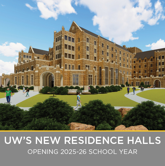Rendering of new residence halls opening 2025-26 school year