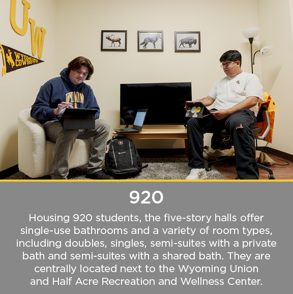 the five-story hall housing 920 students