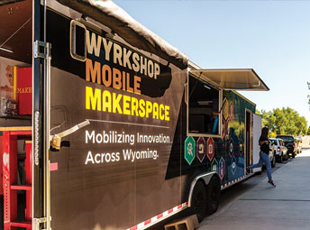 large trailer for mobile makerspace