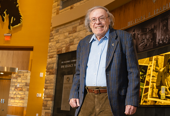 Phil Roberts in Legacy Hall in Gateway Center