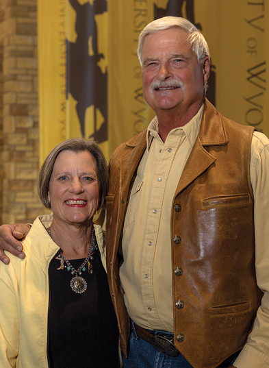 Mary Ellbogen Garland and Rob Garland in the Gateway Center