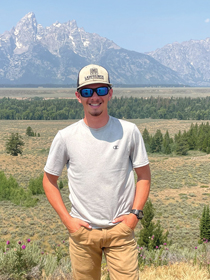Student Elijah Ward interned with IMAGINE, learning rangeland management