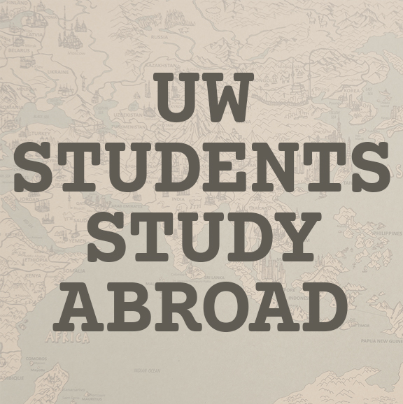 study abroad sign