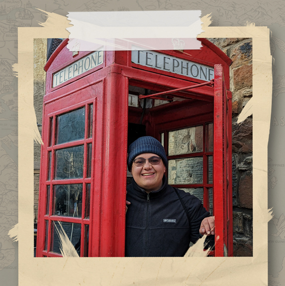 student in london