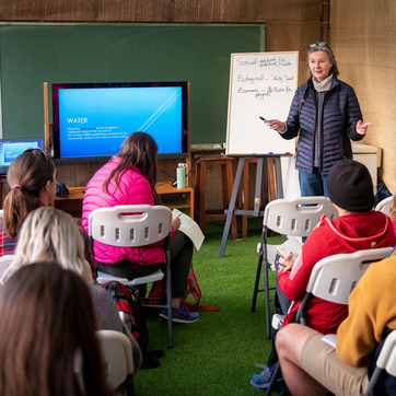 Students in a classroom while abroad in the Canary Islands
