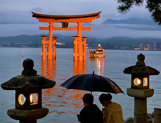 Shrine Island, Hiroshima, Japan