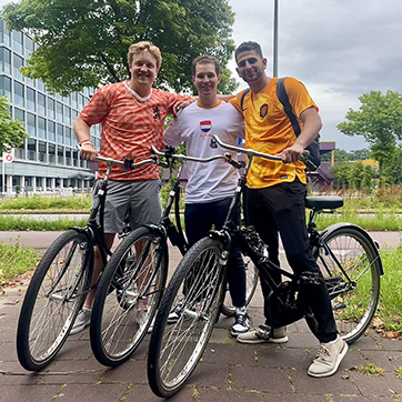 Students studying in the Netherlands