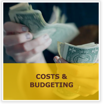 Costs & Budgeting over person counting money