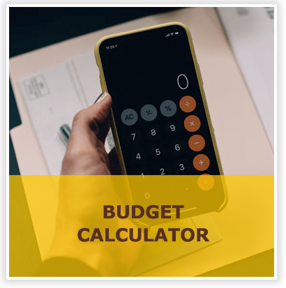 Budget calculator over calculator on iphone