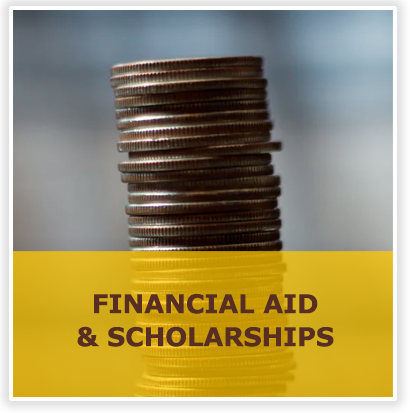 Financial Aid & Scholarships over coins