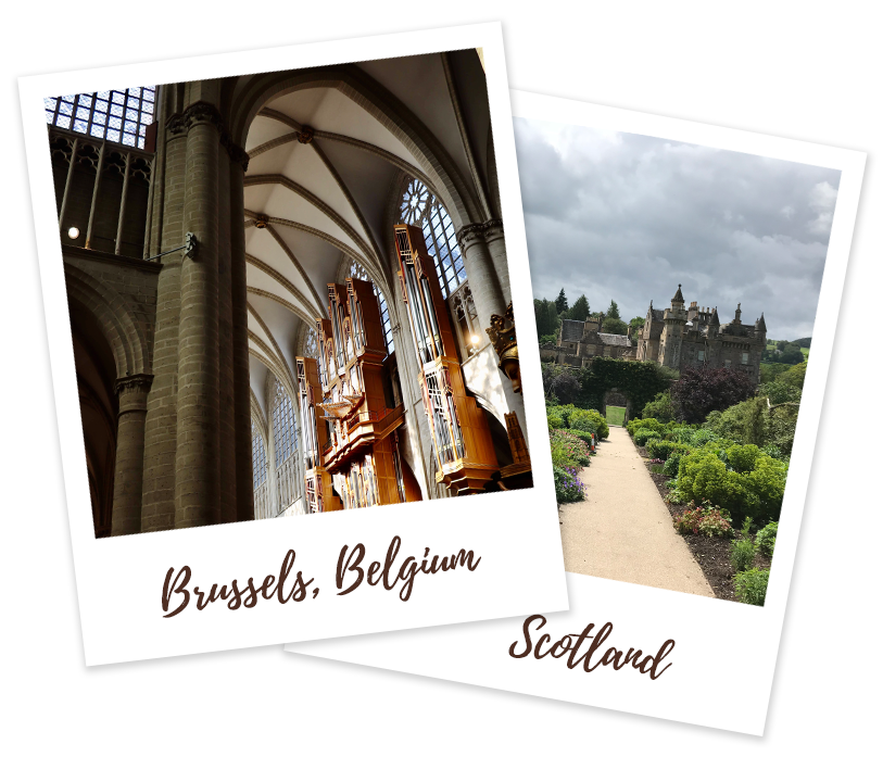 Brussels, Belguim architecture and Scotland castle
