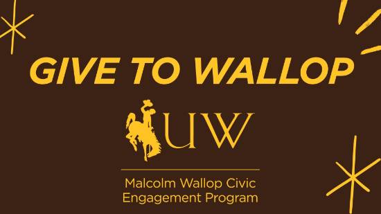 Give to Wallop Graphic