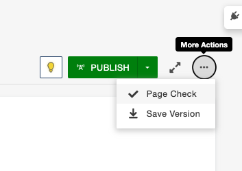 image showing how to navigate to the page checks