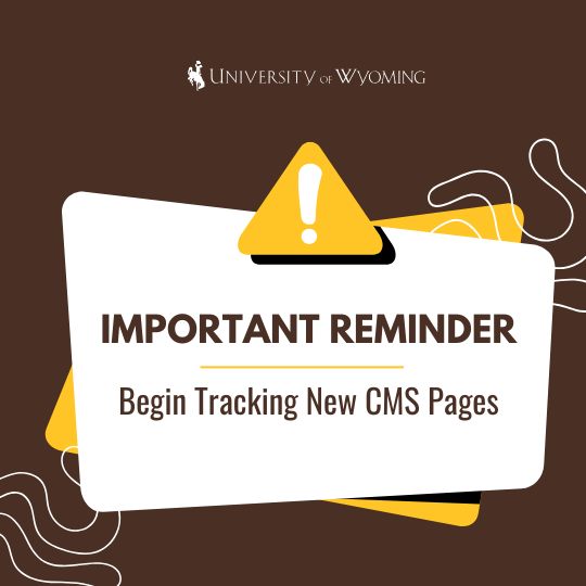 A thumbnail of the tracking new page blackout reminder email