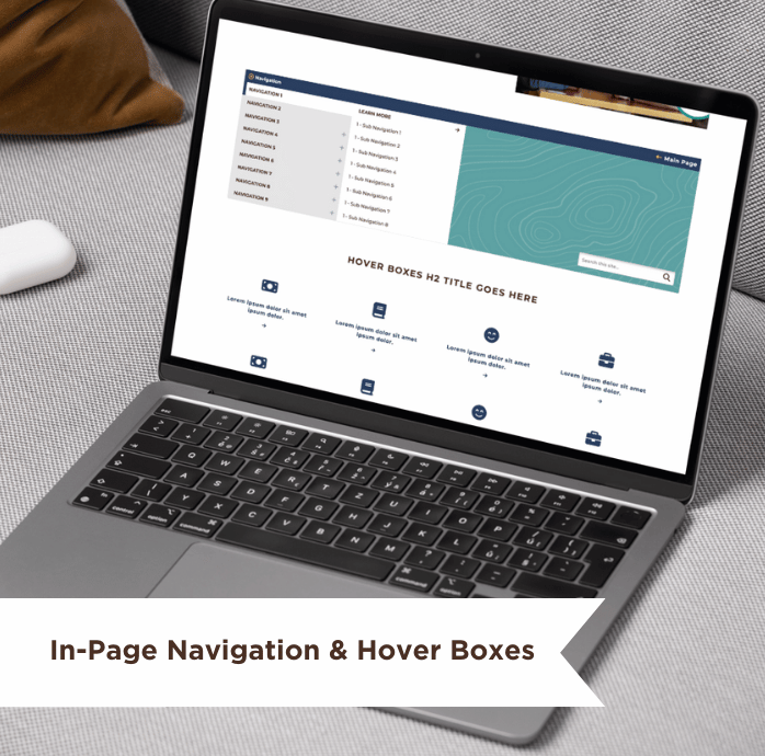 Website mockup 9