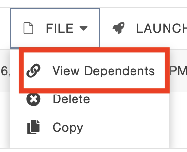 Locating dependecies on a form