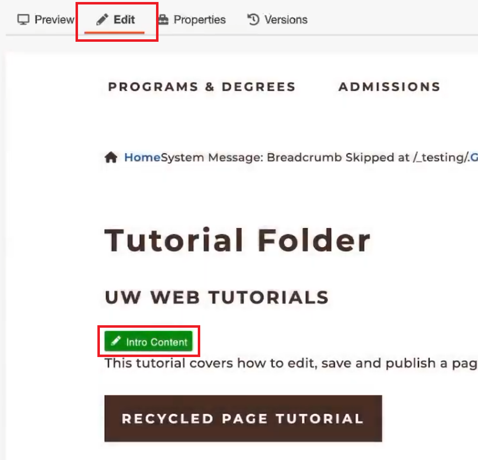 intro content button